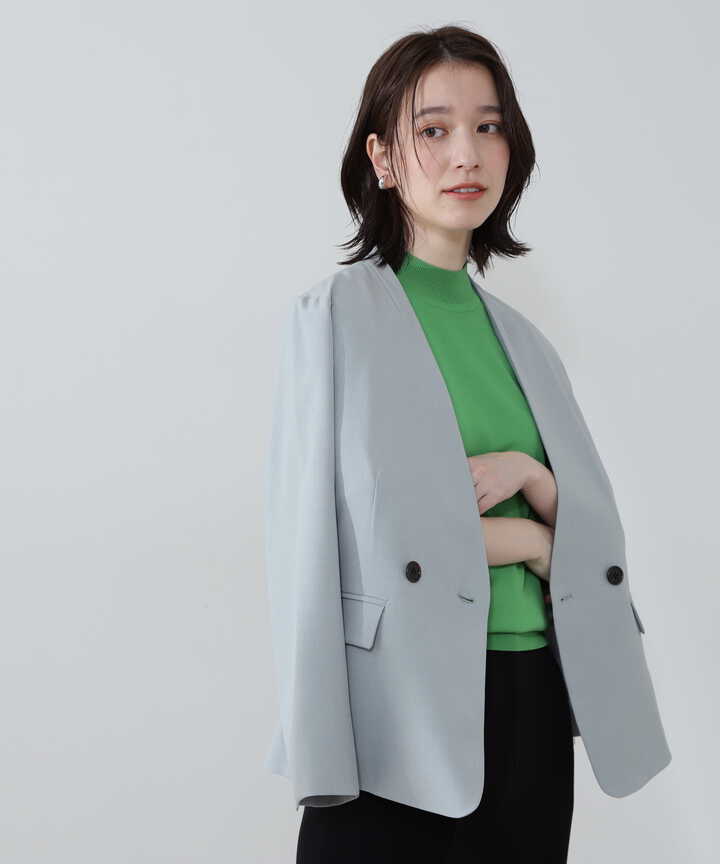 ノーカラーダブルジャケット | N. Natural Beauty Basic* | サンエービーディーオンラインストア - SANEI bd  ONLINE STORE