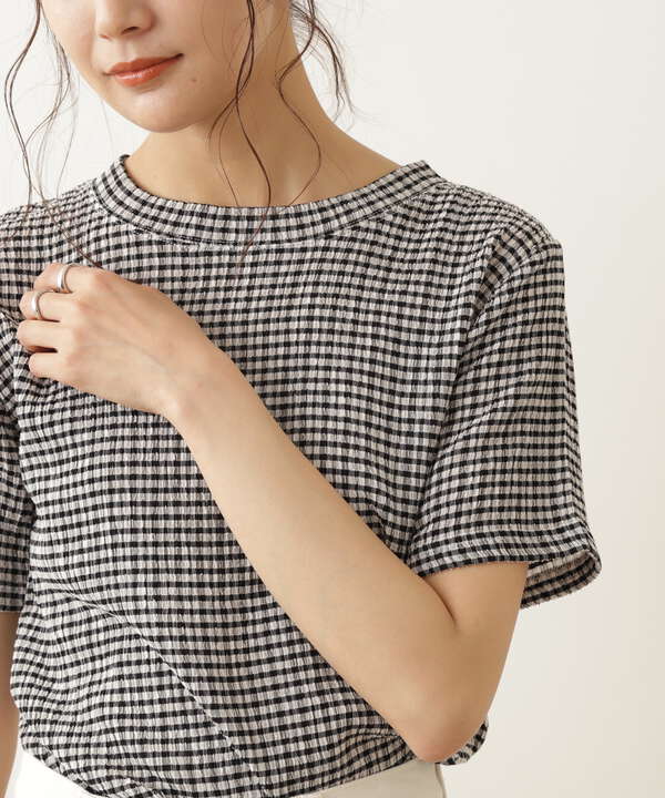 ギンガムチェックｔシャツ N Natural Beauty Basic サンエービーディーオンラインストア Sanei Online Store