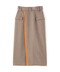 ベルト付バイカラータイトスカート《S Size Line》