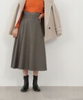 【横田ひかるさん着用】デザインベルトフレアスカート《S Size Line》