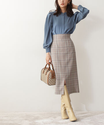 チェックタイトスカート《S Size Line》