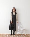 【石川恋さん着用】ネップツイードジャンパースカート《WEB限定商品》