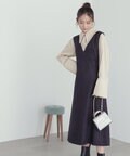 【石川恋さん着用】ネップツイードジャンパースカート《WEB限定商品》