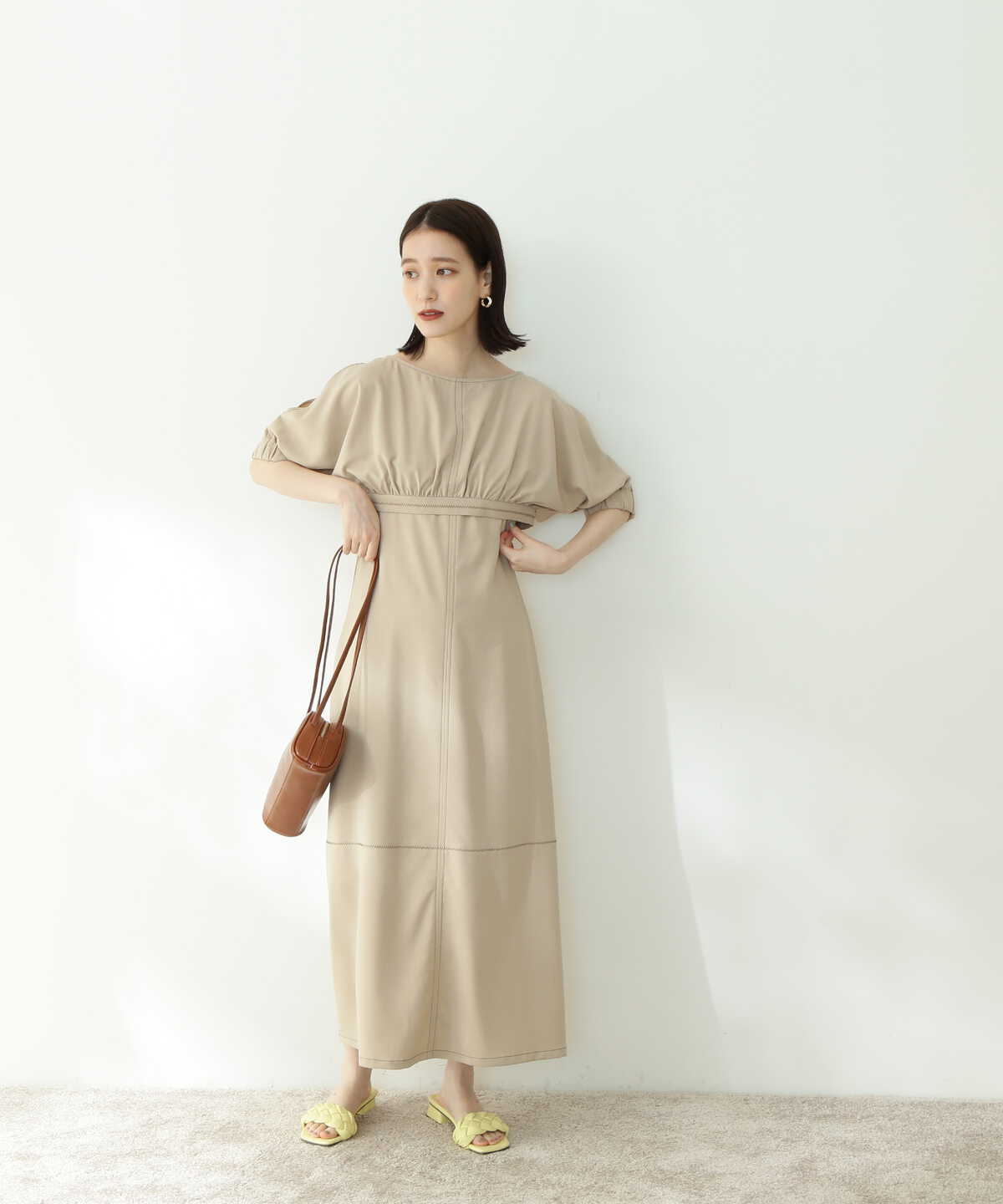 ボレロブラウス キャミワンピースセット N Natural Beauty Basic サンエービーディーオンラインストア Sanei Online Store