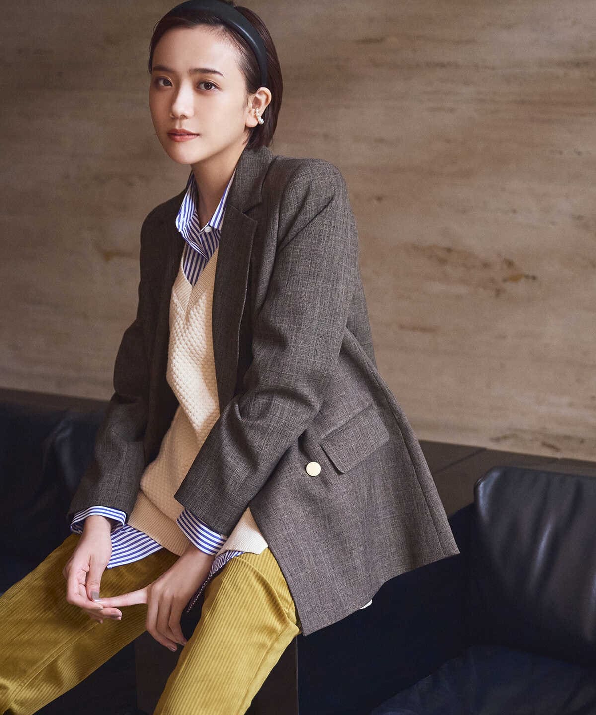 松井愛莉さん着用】【WEB限定】テーラードダブルジャケット《S Size Line》 | N. Natural Beauty Basic* |  サンエービーディーオンラインストア - SANEI bd ONLINE STORE