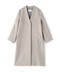 【先行予約11月上旬-11月中旬入荷予定】アンゴラビーバーVカラーレスコート《S Size Line》