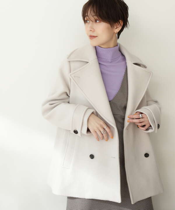 先行予約11月下旬 12月上旬入荷予定 ビッグカラーpコート S Size Line N Natural Beauty Basic サンエービーディーオンラインストア Sanei Online Store