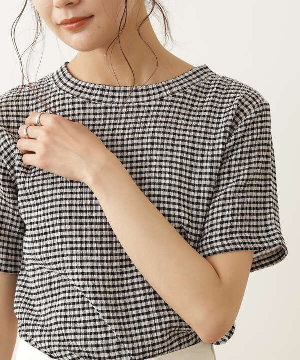 ギンガムチェックｔシャツ N Natural Beauty Basic エヌ ナチュラルビューティーベーシック 公式 通販 Mix Tokyo