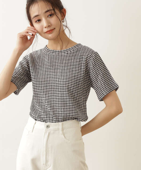 ギンガムチェックｔシャツ N Natural Beauty Basic エヌ ナチュラルビューティーベーシック 公式 通販 Mix Tokyo