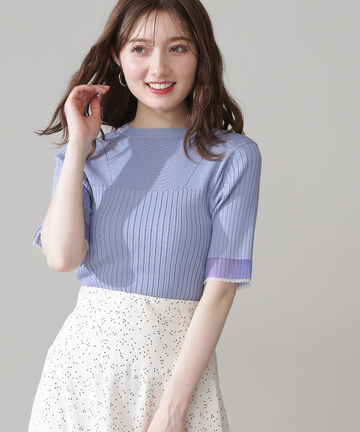 シアースリーブニット《WEB限定商品》