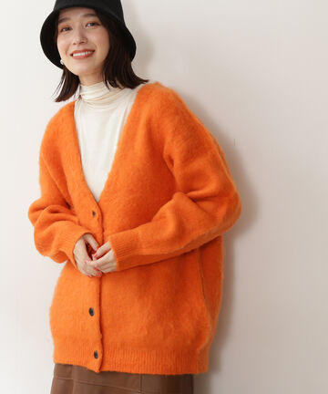 【松井愛莉さん着用】モヘヤ混ニットカーディガン