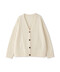 デンスホワイトニットカーディガン