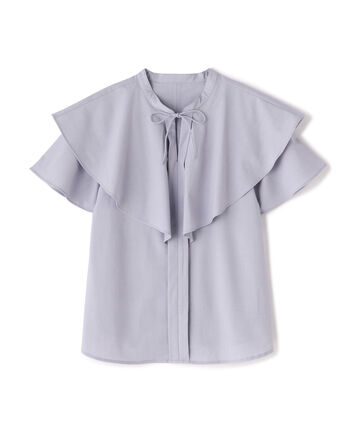【先行予約4月下旬-5月上旬入荷予定】ラッフルブラウス