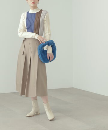 ツイストタックフレアスカート《S Size Line》