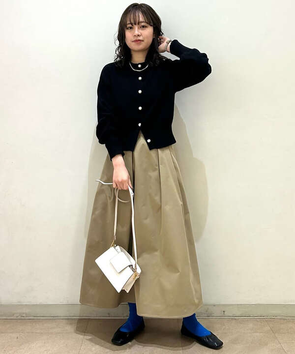 カラータックフレアスカート《S Size Line》