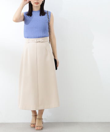 ベルト付Aラインスカート《S Size Line》