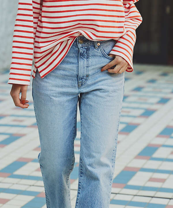 【川津明日香さん着用】【Something×N.別注】ELSA VINTAGE STRAIGHT デニムパンツ