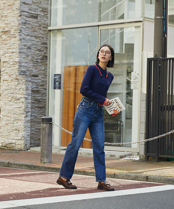 【川津明日香さん着用】【Something×N.別注】ELSA VINTAGE STRAIGHT デニムパンツ