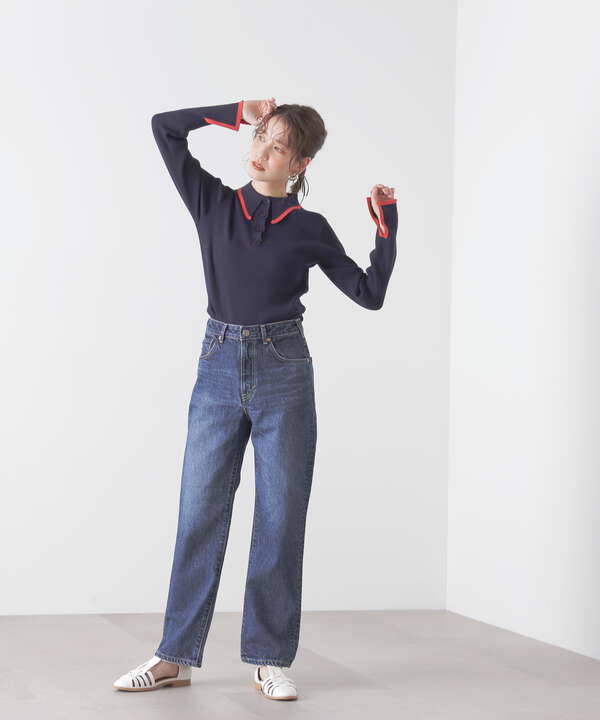 【川津明日香さん着用】【Something×N.別注】ELSA VINTAGE STRAIGHT デニムパンツ