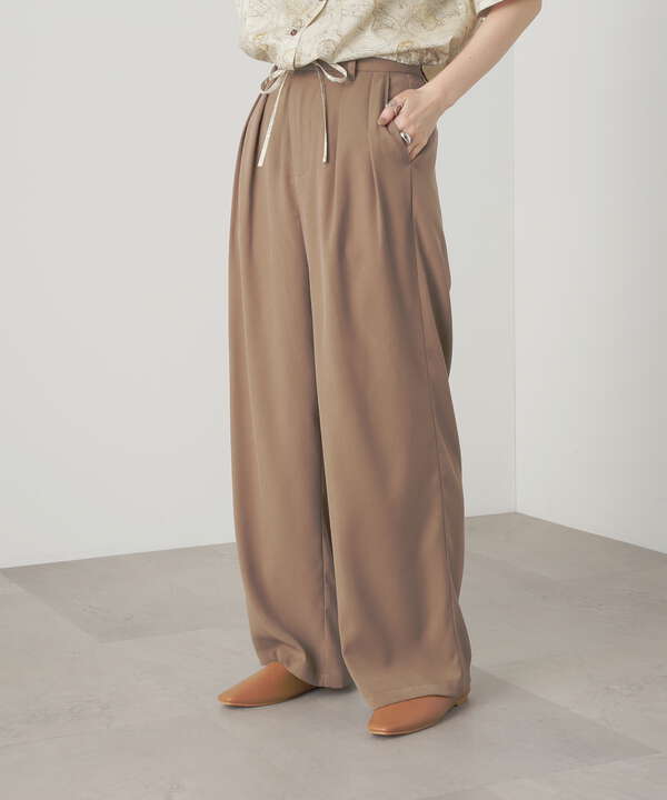 ハイウエストストレートパンツ