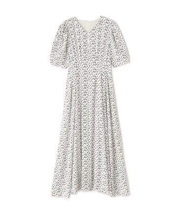 【先行予約4月下旬-5月上旬入荷予定】ブラッシュプリントワンピース《S Size Line》