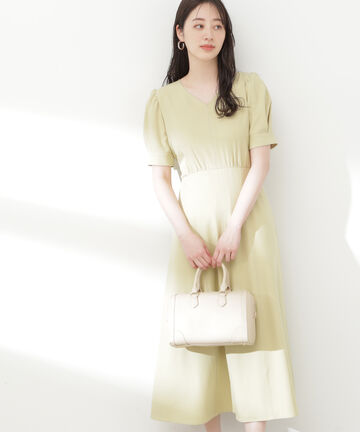 ウエストシェイプステッチワンピース《S Size Line》