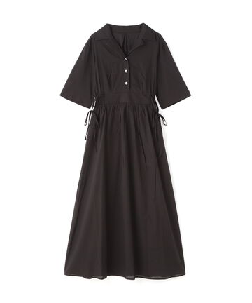 【先行予約5月上旬-5月中旬入荷予定】コットンボイル開襟シャツワンピース《S Size Line》