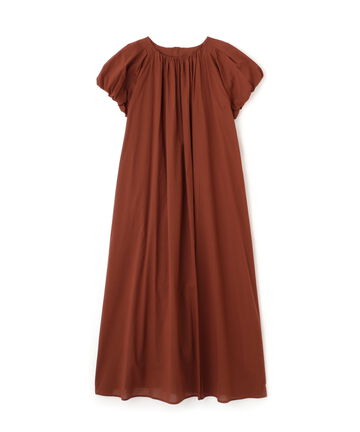 【先行予約5月下旬-6月上旬入荷予定】コットンボイルギャザーフレンチスリーブワンピース《S Size Line》