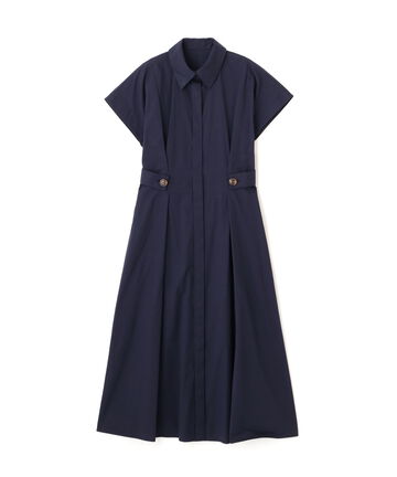 【先行予約5月中旬-5月下旬入荷予定】サイドボタンベルトシャツワンピース