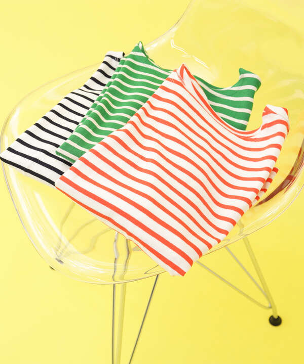 バスクボーダーロンTシャツ