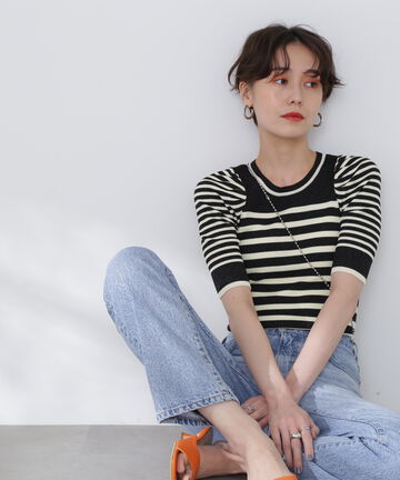 パワショルボーダーニット