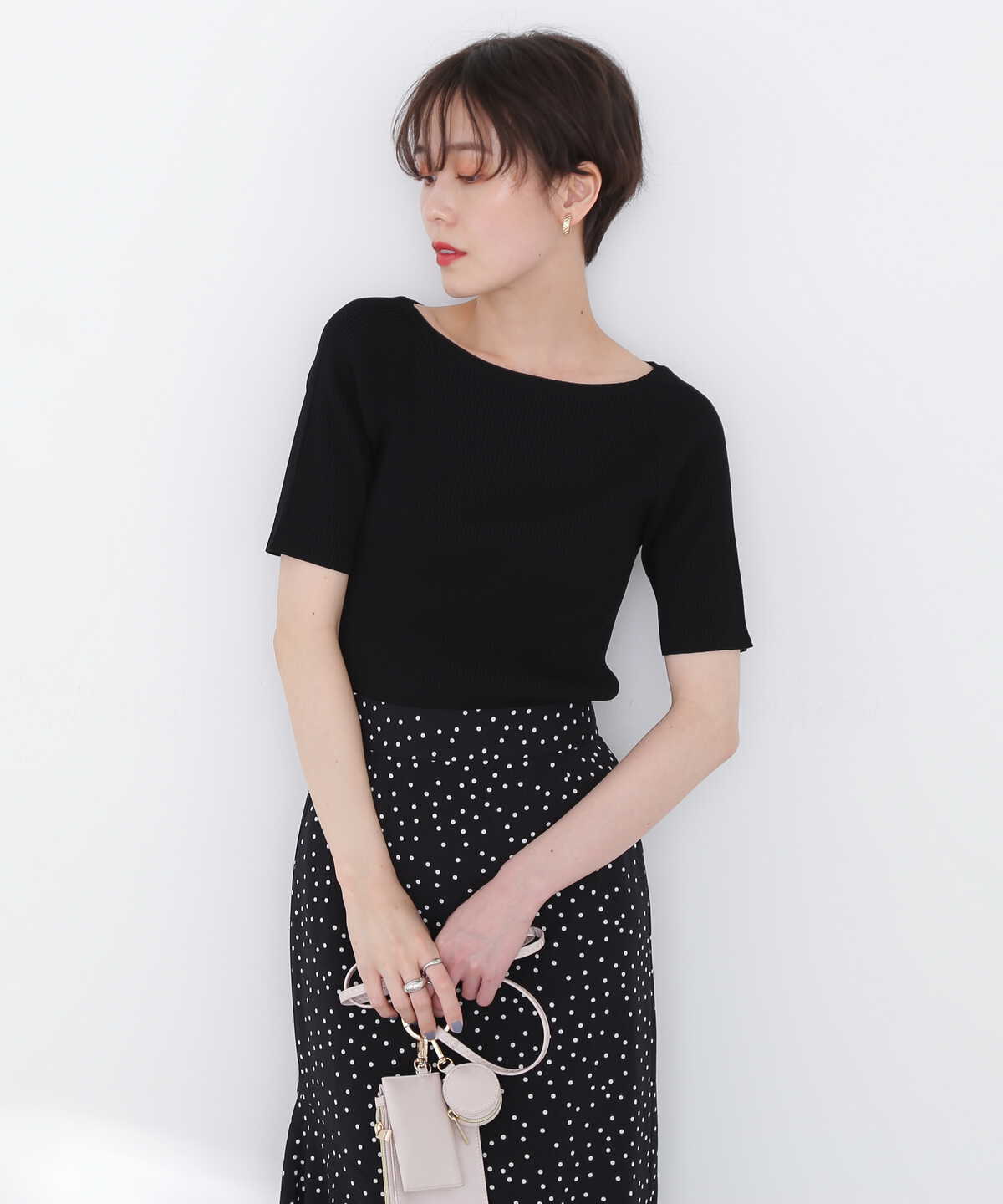 ボートネックリブニット | N. Natural Beauty Basic* | サンエービー 