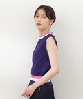 【花山瑞貴さん着用】マルチカラーメッシュニット