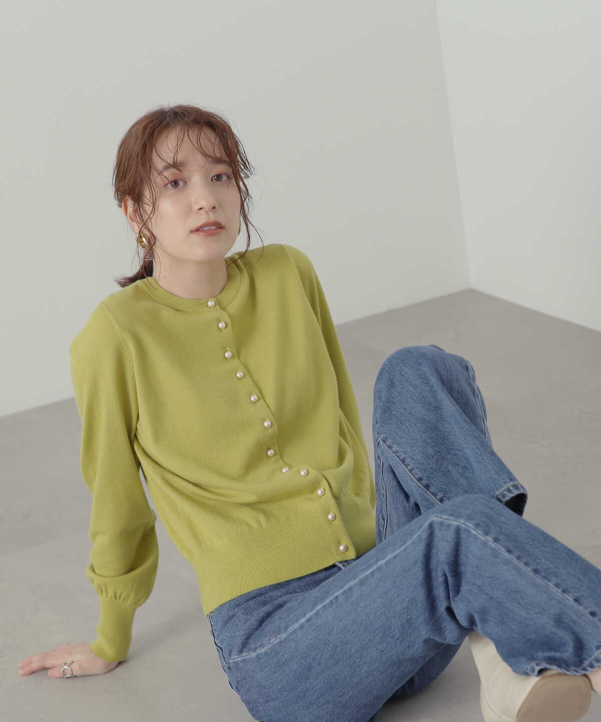 パールボタンニットカーディガン | N. Natural Beauty Basic