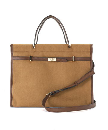 【先行予約4月下旬-5月上旬入荷予定】ベルト付A4トートバッグ