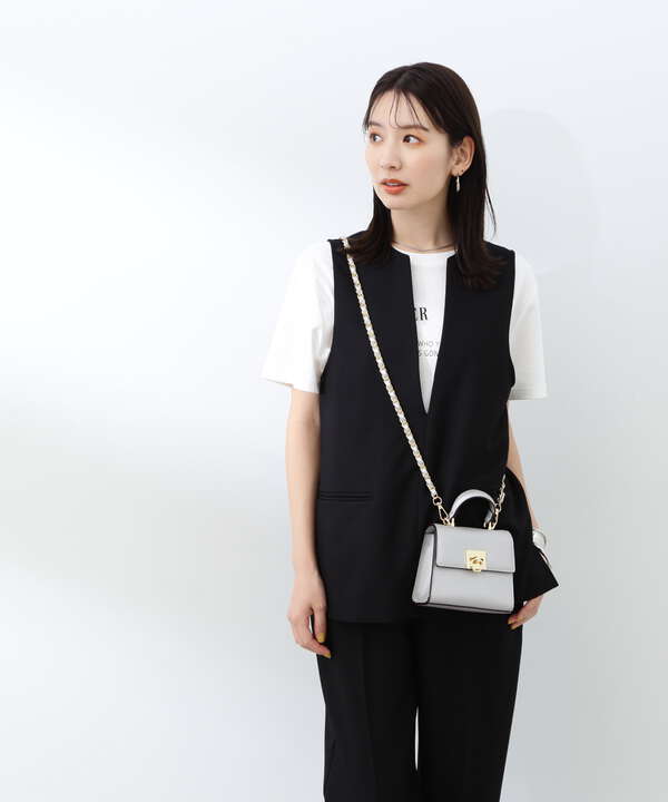 【川津明日香さん着用】チェーンミニショルダーバッグ