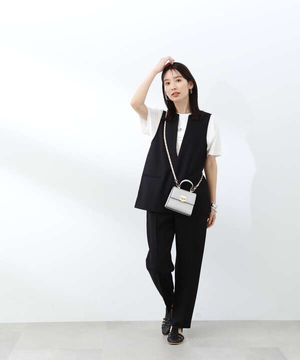 【川津明日香さん着用】チェーンミニショルダーバッグ