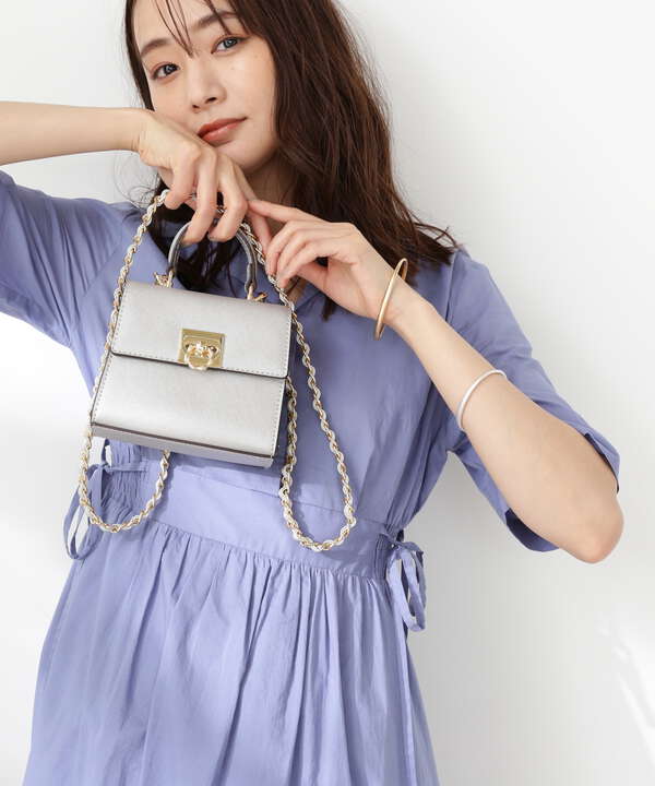 【川津明日香さん着用】チェーンミニショルダーバッグ