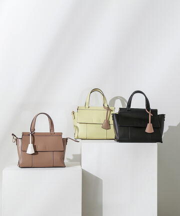 【先行予約4月下旬-5月上旬入荷予定】フラップデザイン２ｗａｙショルダーバッグ