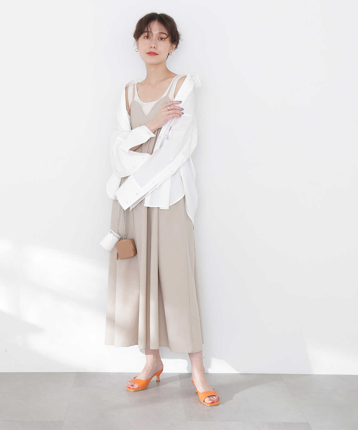 【花山瑞貴さん着用】デザインミュールサンダル