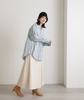 マットサテンＡラインロングスカート《S Size Line》