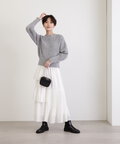 ランダムレイヤードシアースカート
