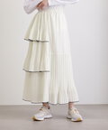 ランダムレイヤードシアースカート
