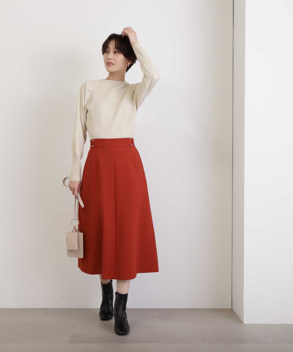 サイドバックルAラインスカート《S Size Line》