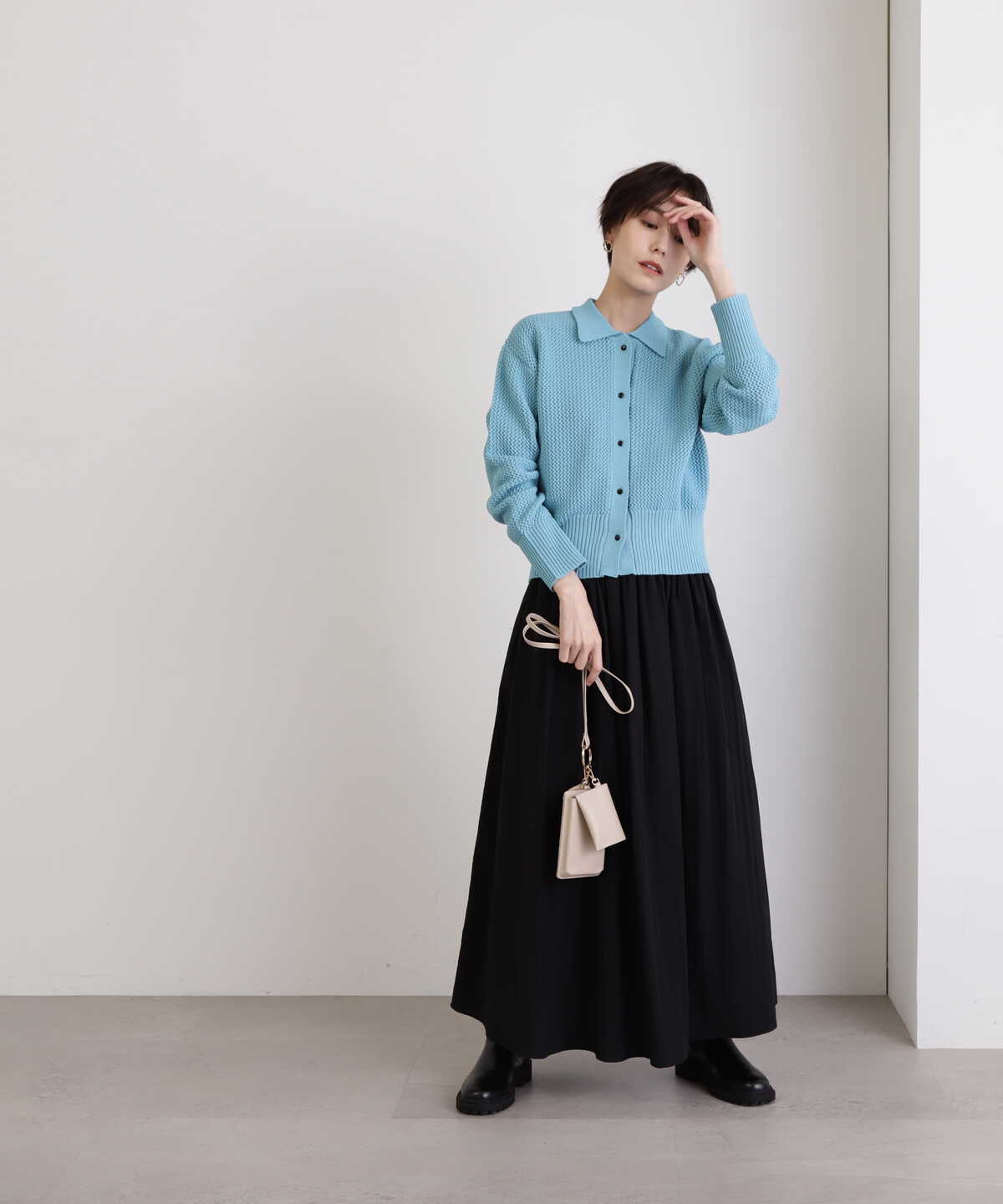 ナイロンギャザースカート《S Size Line》