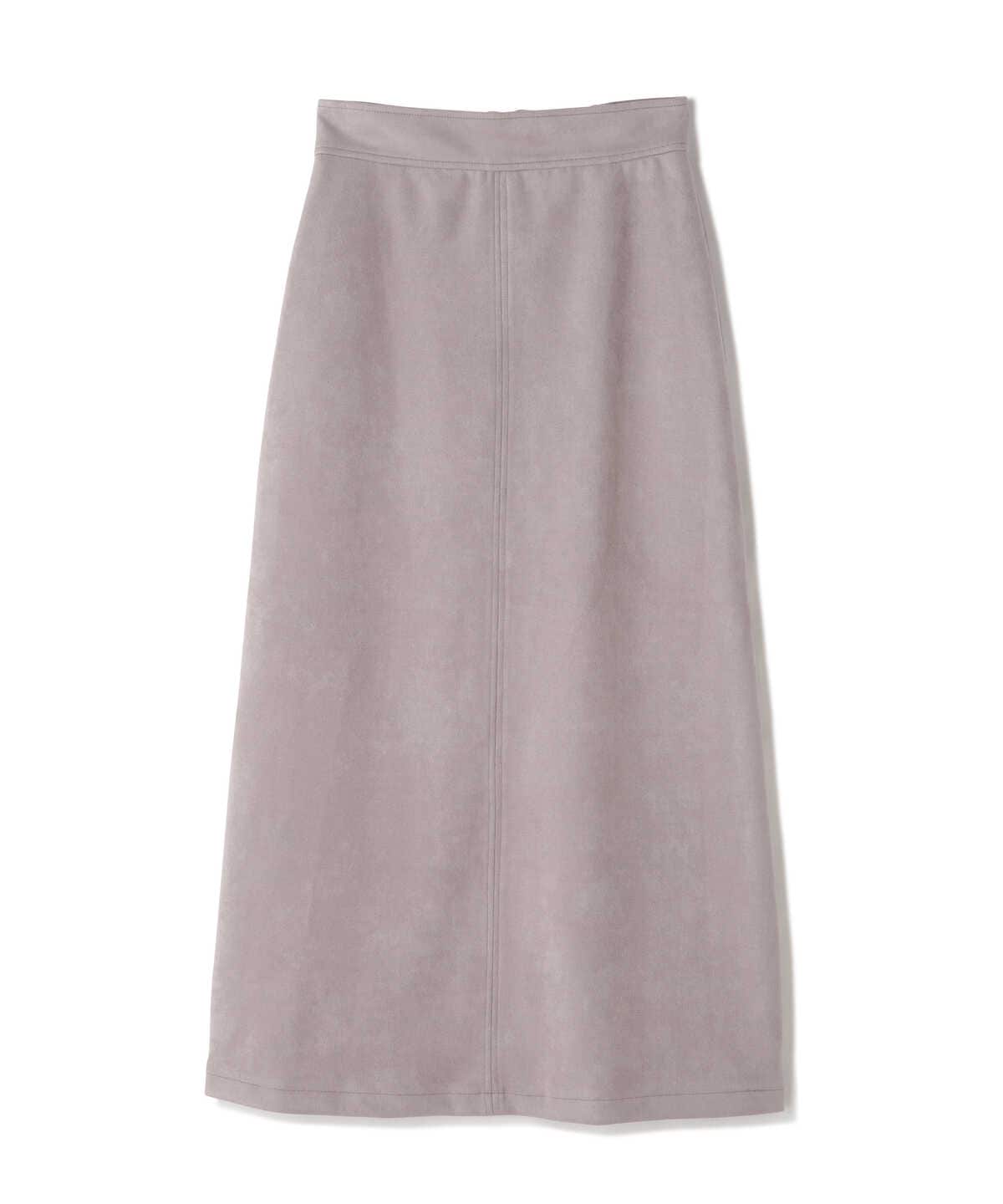 フェイクスエードセミAラインスカート《S Size Line》 | N. Natural