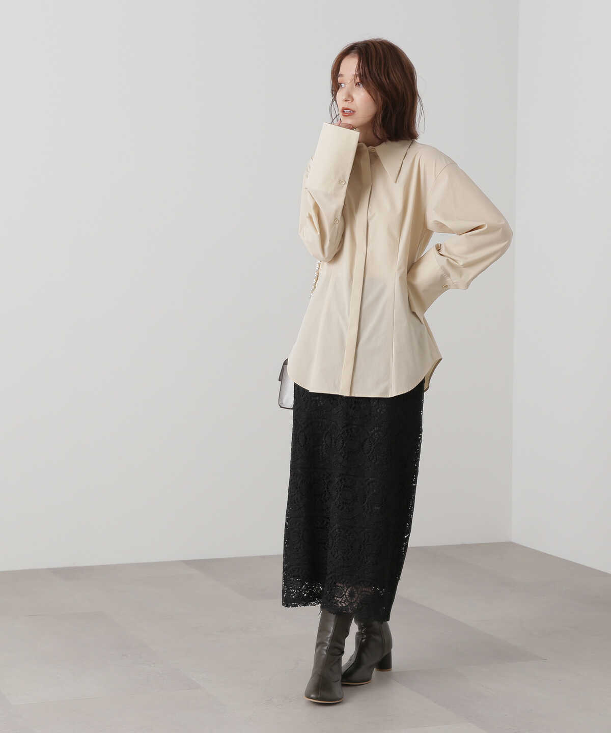 スカラレースタイトスカート《S Size Line》