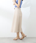 ベルト付Aラインスカート《S Size Line》《WEB限定商品》