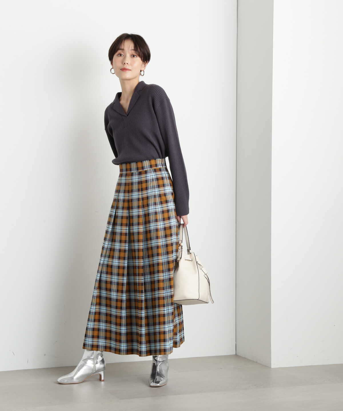 タータンチェックタックスカート《S Size Line》