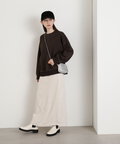 ハイウエストピーチロングタイトスカート《S Size Line》
